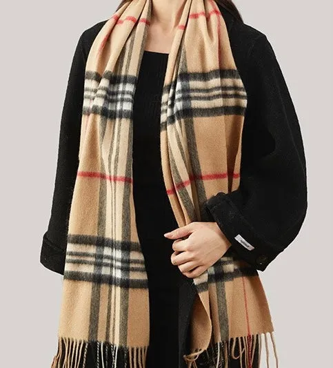 100% Lamb Wool Honey Scarves