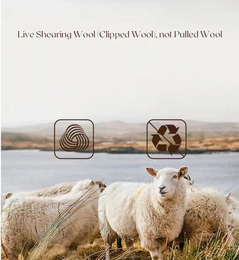 100% Lamb Wool Honey Scarves
