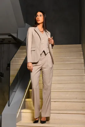 Beige Three-Piece Suit Online UAE