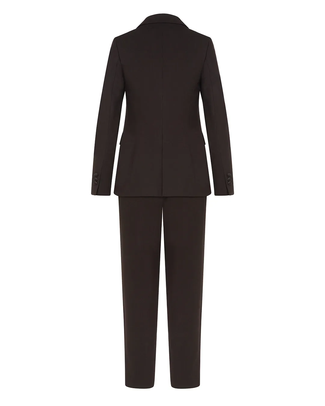 Black Satin Lapel Three-Piece Suit Online UAE