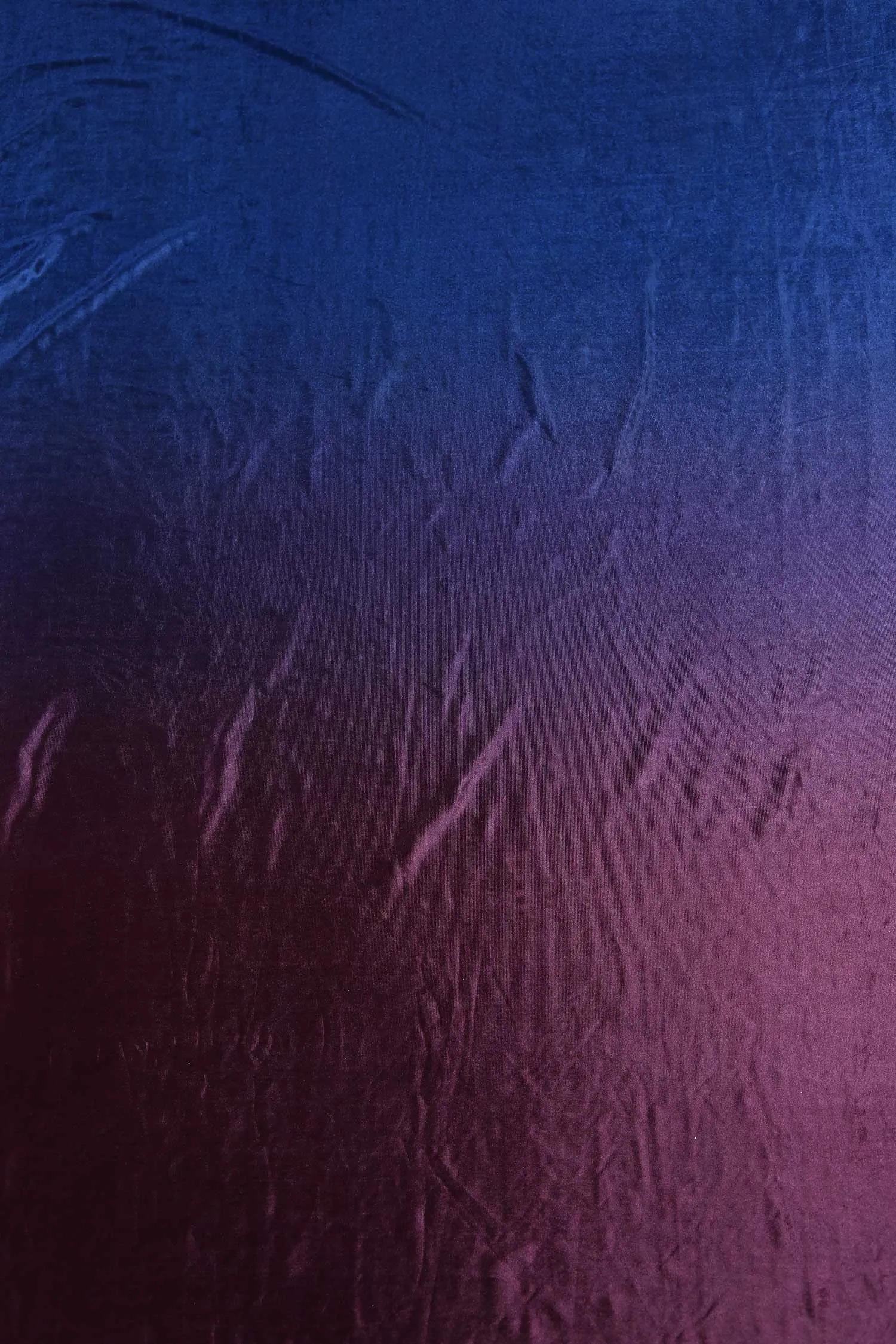 Blue & Purple Double Shade Velour Knitted Fabric