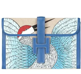 Blue Customised Jige Clutch