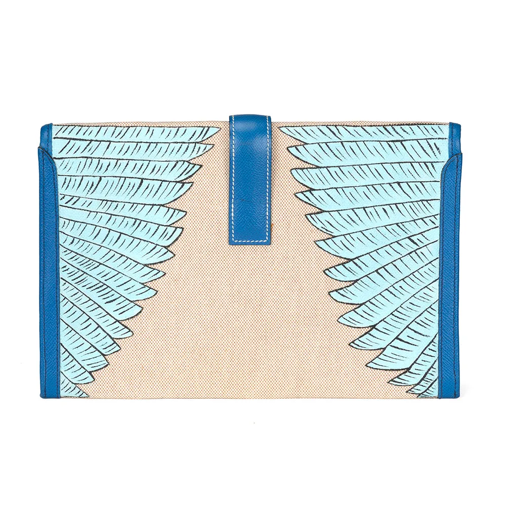 Blue Customised Jige Clutch