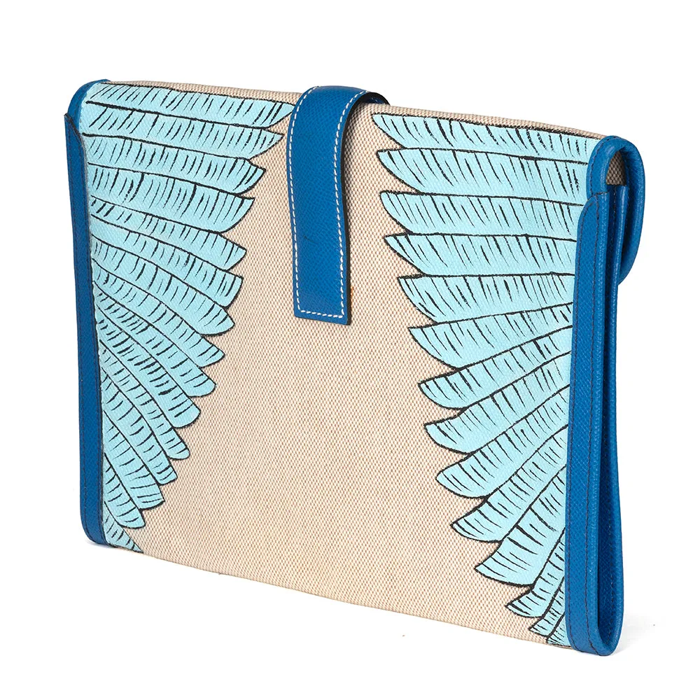 Blue Customised Jige Clutch