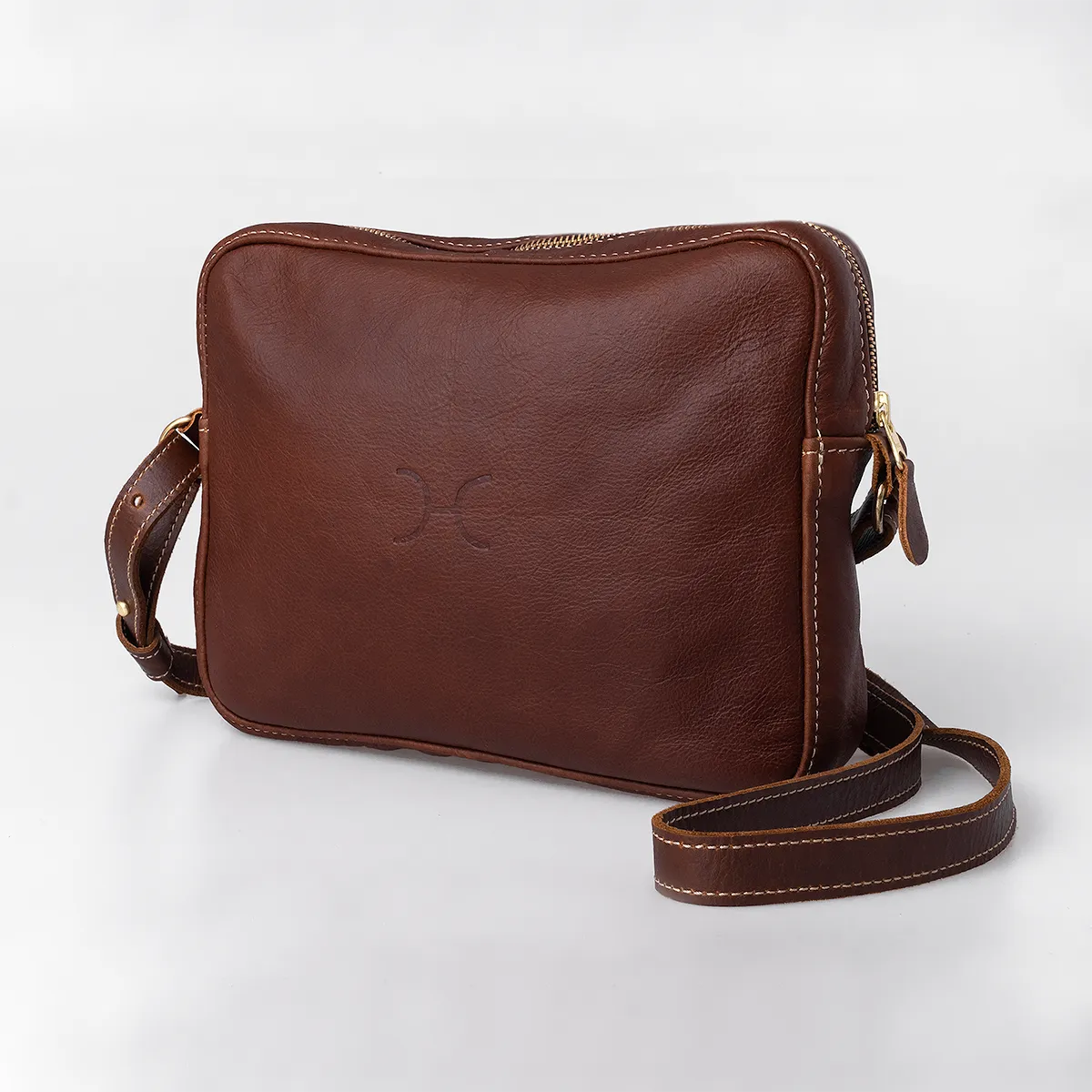 Boxy Handbag Leather
