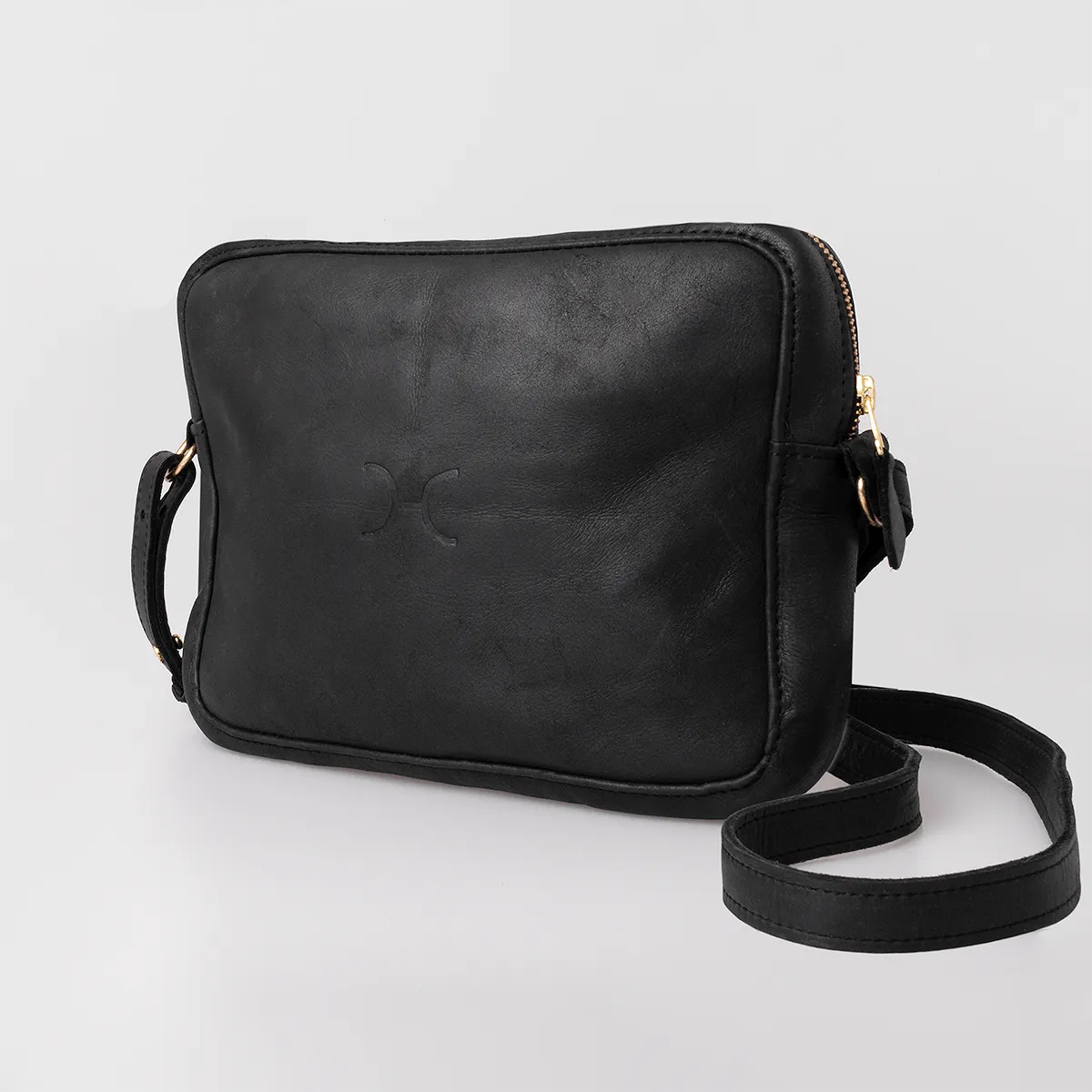Boxy Handbag Leather