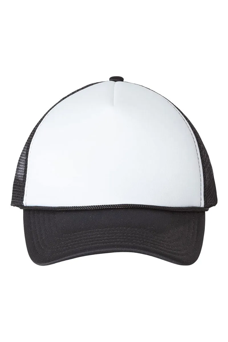 Brushed Colorful Coquette Bow Foam Mesh Back Trucker Cap
