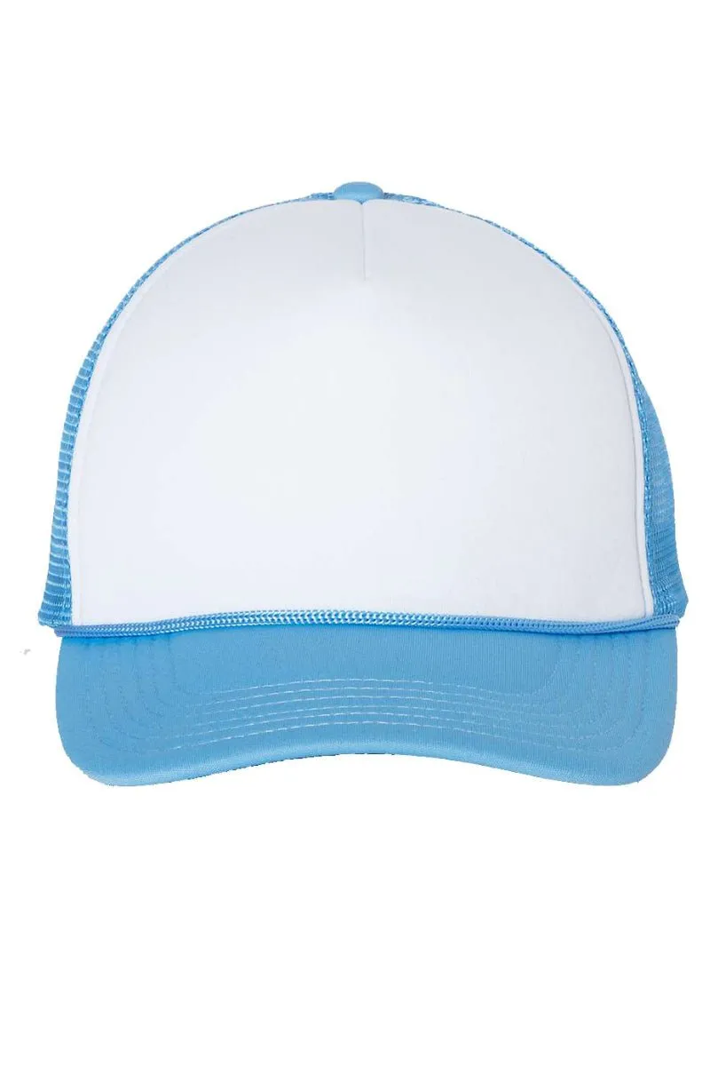 Brushed Colorful Coquette Bow Foam Mesh Back Trucker Cap