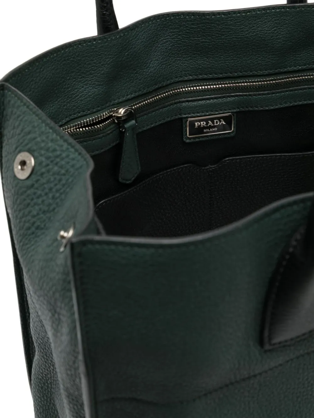 Cervo Men Green Tote Bag