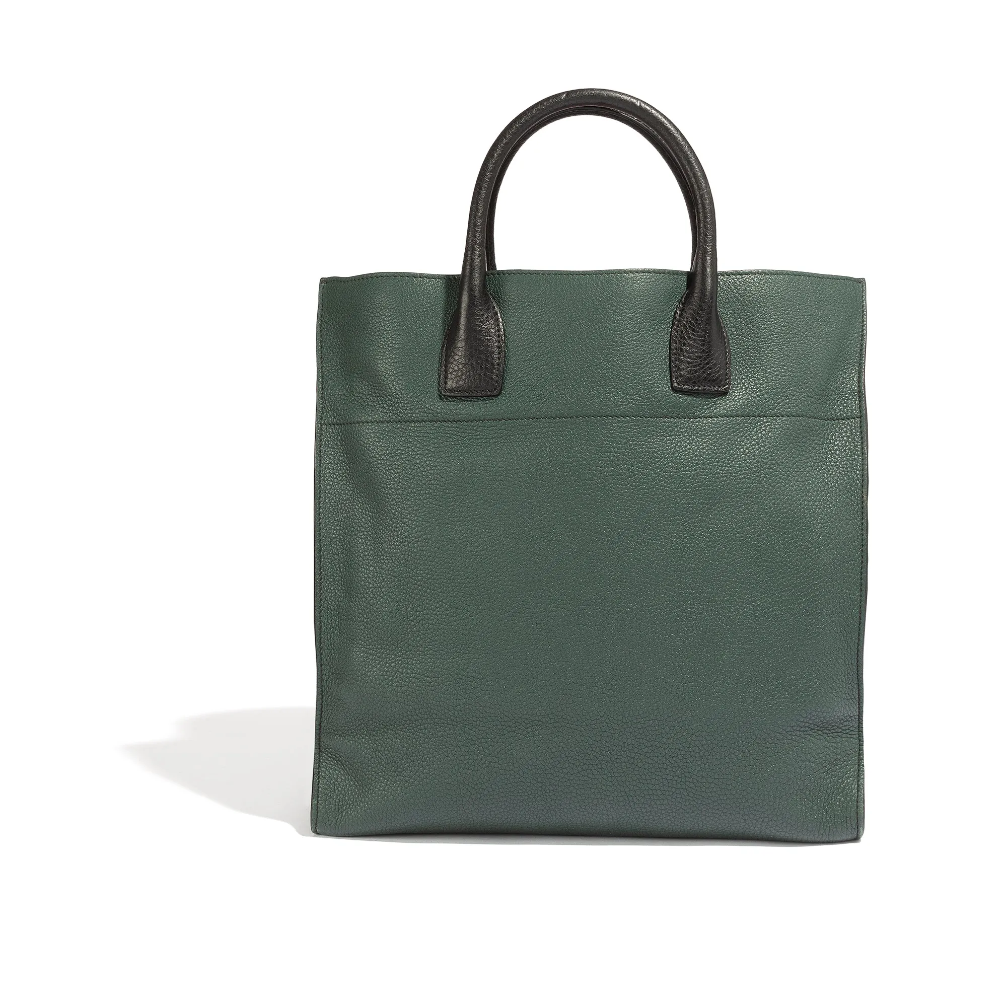 Cervo Men Green Tote Bag