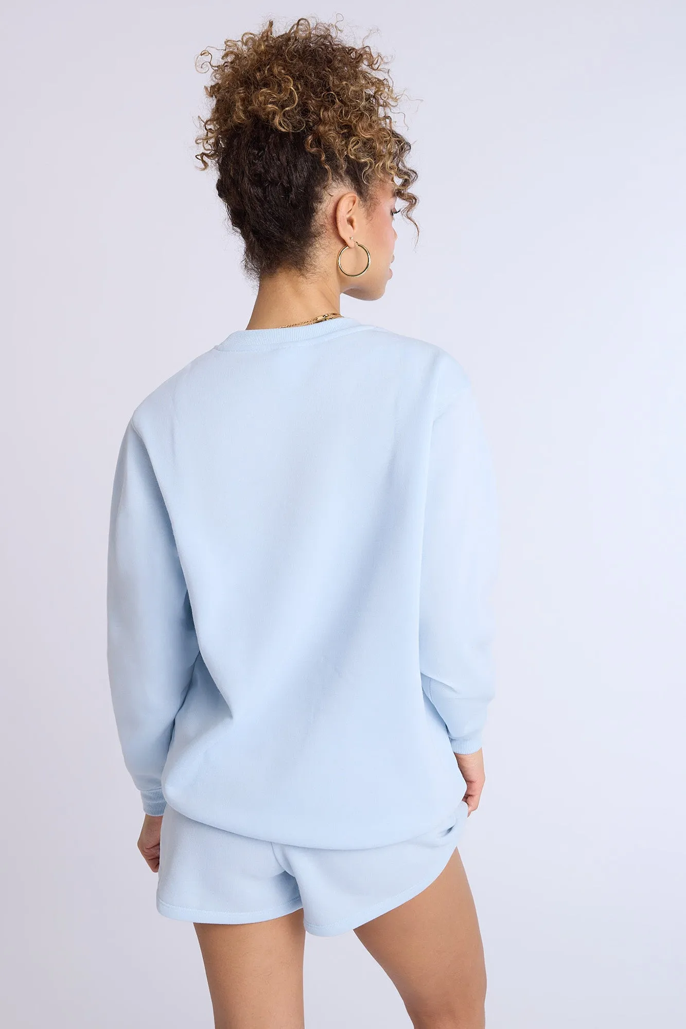 Cinnamoroll Graphic Crew Neck Oversized Sweatshirt