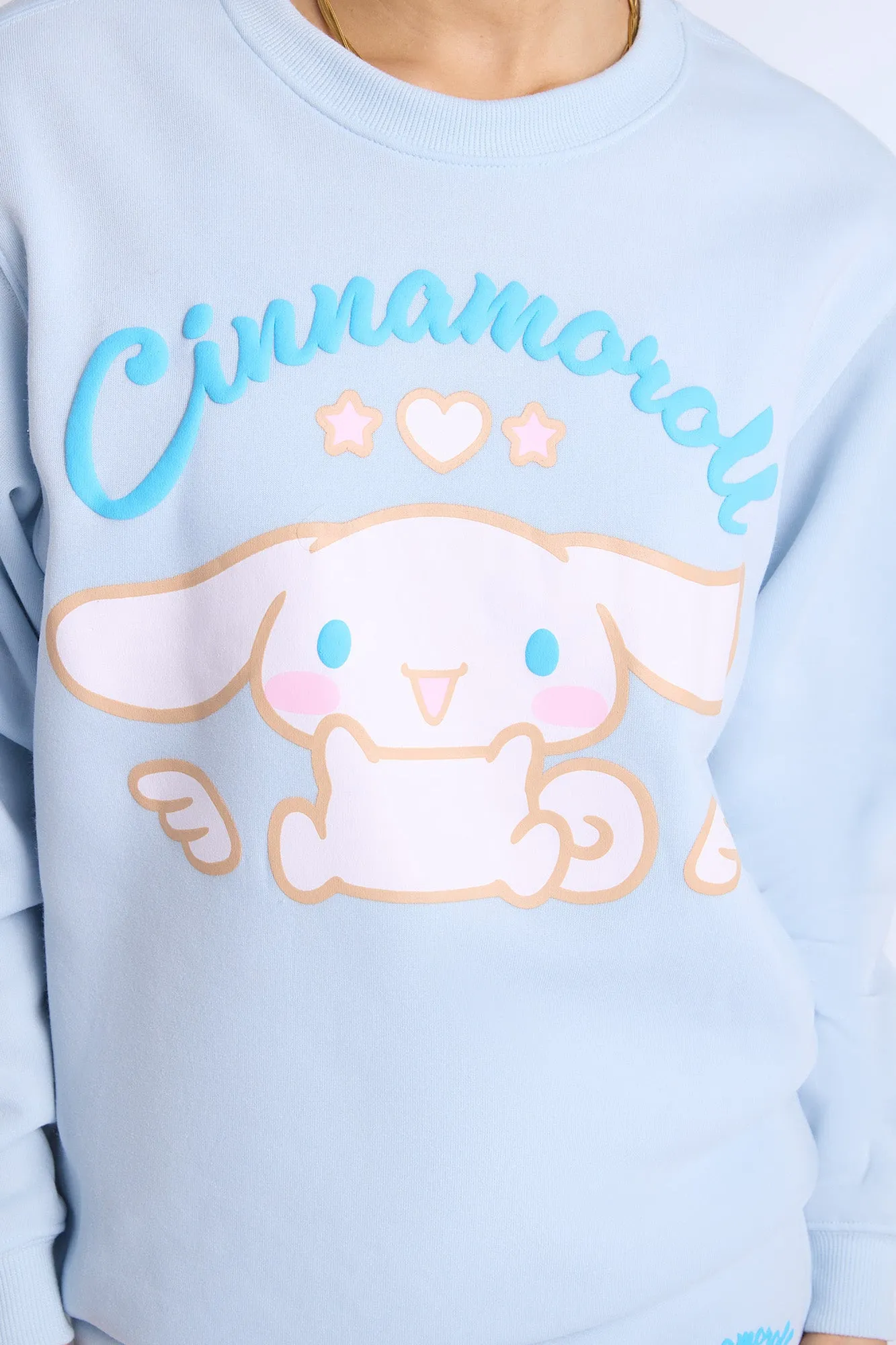 Cinnamoroll Graphic Crew Neck Oversized Sweatshirt