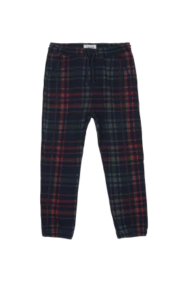CONOR Khaki Checkers - Loose Fit Sweatpants