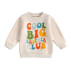 Cool Big Brother Club Toddler Sweatshirt