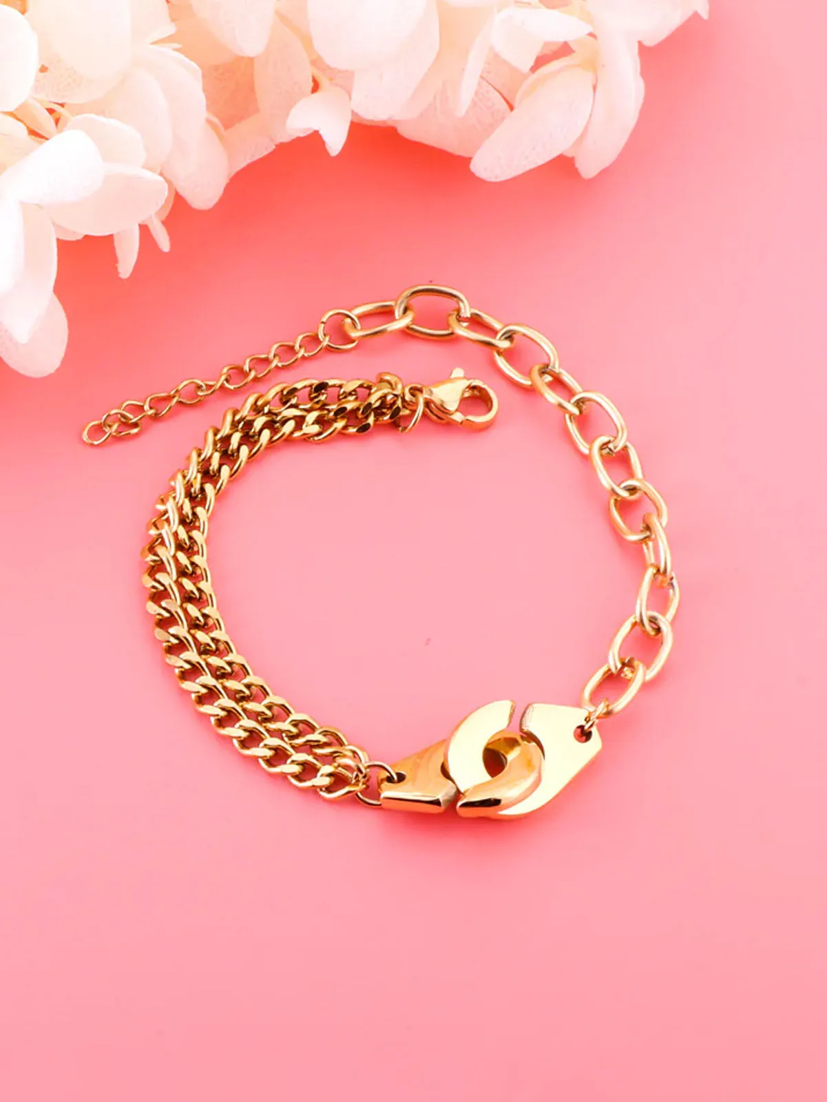Cuff Charm Bracelet - FD ⚡