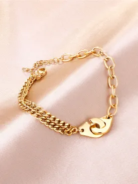 Cuff Charm Bracelet - FD ⚡