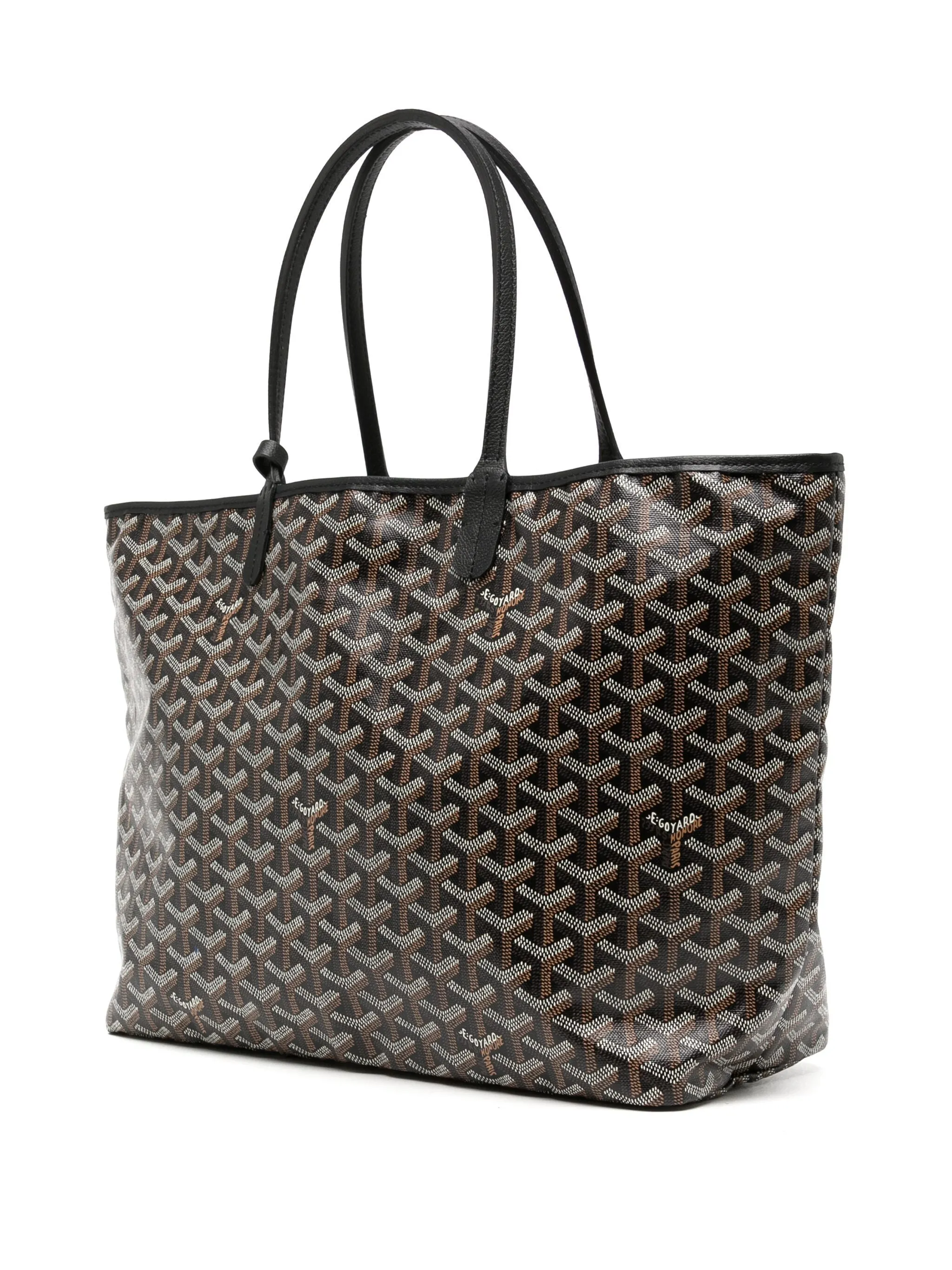 Customised Black 'Butterflies' Monogram St Louis PM Bag