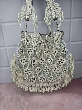 Designer Pearl Potli Bags