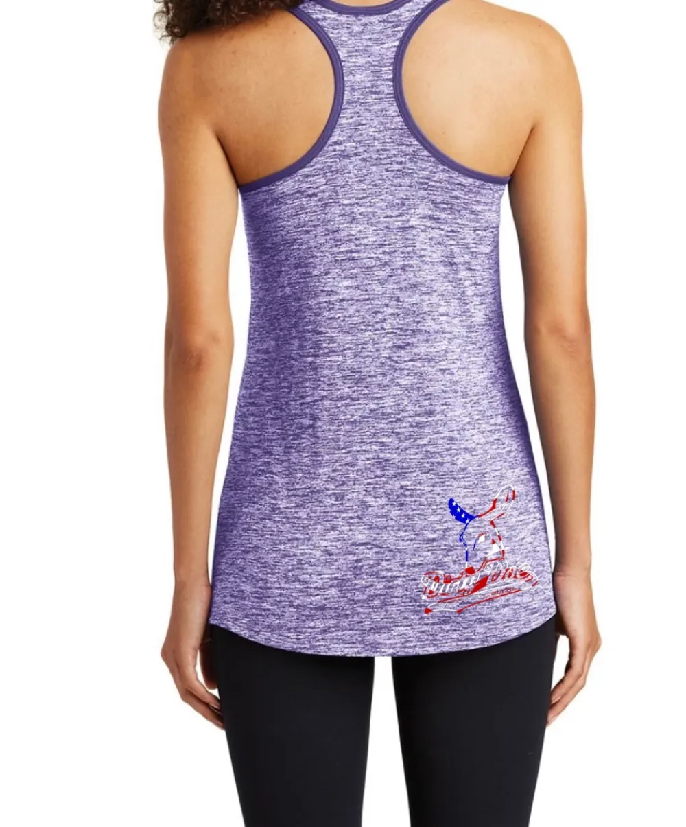 Dirty Doe "Patriotic" Racer Back Tank Tops (assorted colors)
