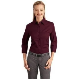 EMBROIDERED-Port Authority® Ladies' Easy Care 3/4 Sleeve Shirt
