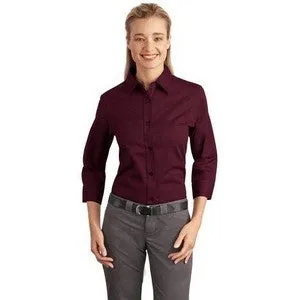 EMBROIDERED-Port Authority® Ladies' Easy Care 3/4 Sleeve Shirt