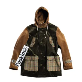 EQUI - Cappotto Eskimo Mini Velluto Verde Oliva - EUV02 - VERDE/OLIVA/ /MORO
