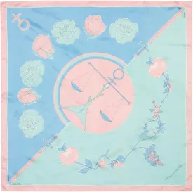 EXCLUSIVE - Custom Silk Scarves of the Zodiac, Libra