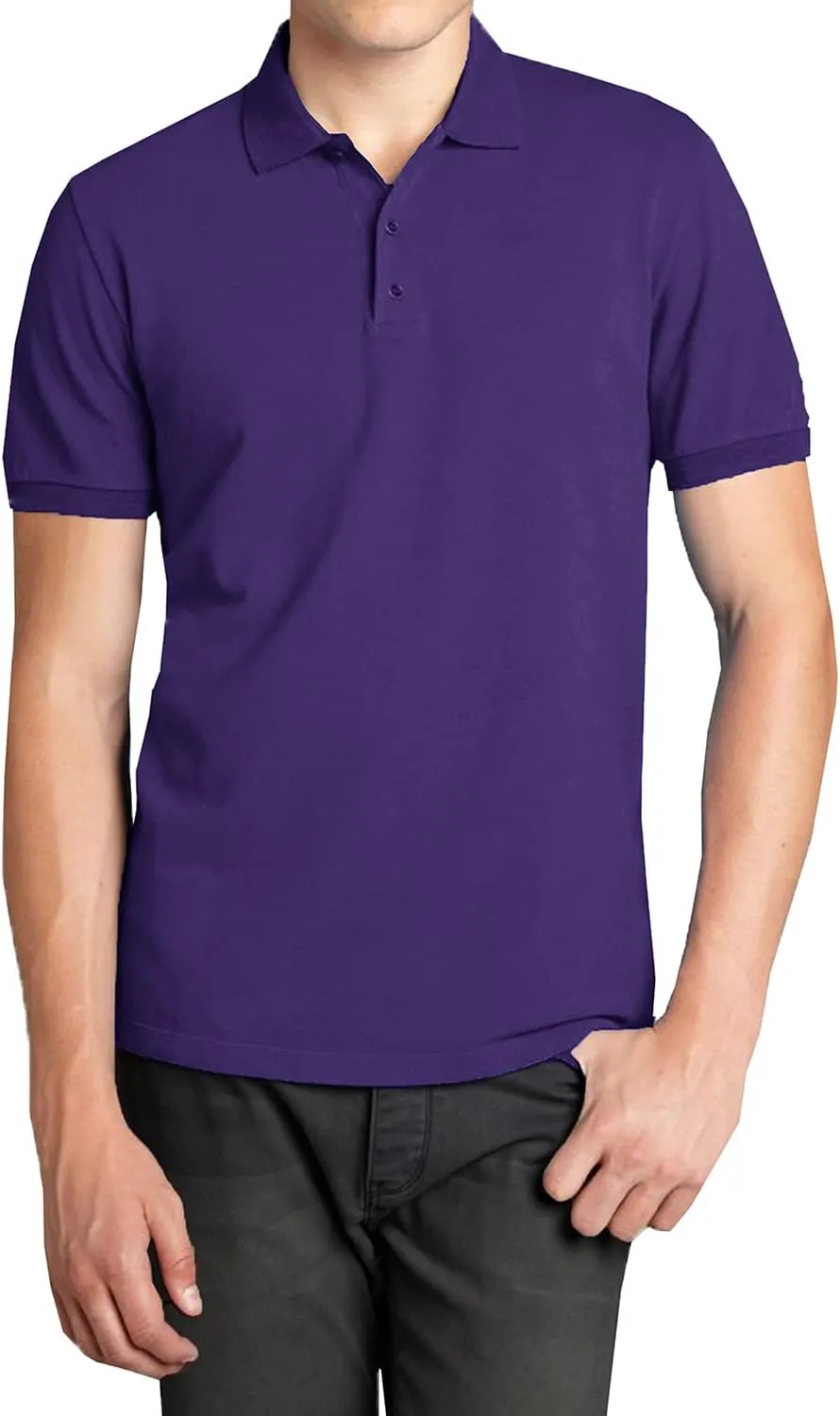 Galaxy by Harvic Mens Polo Pique Shirt