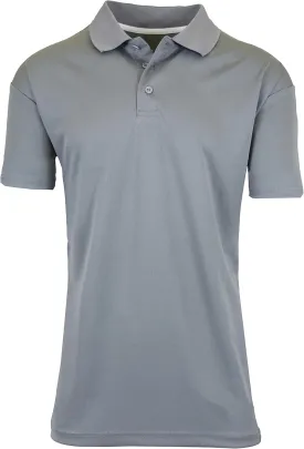 Galaxy by Harvic Men's Tagless Moisture Wicking Polo Shirt (S-3XL)