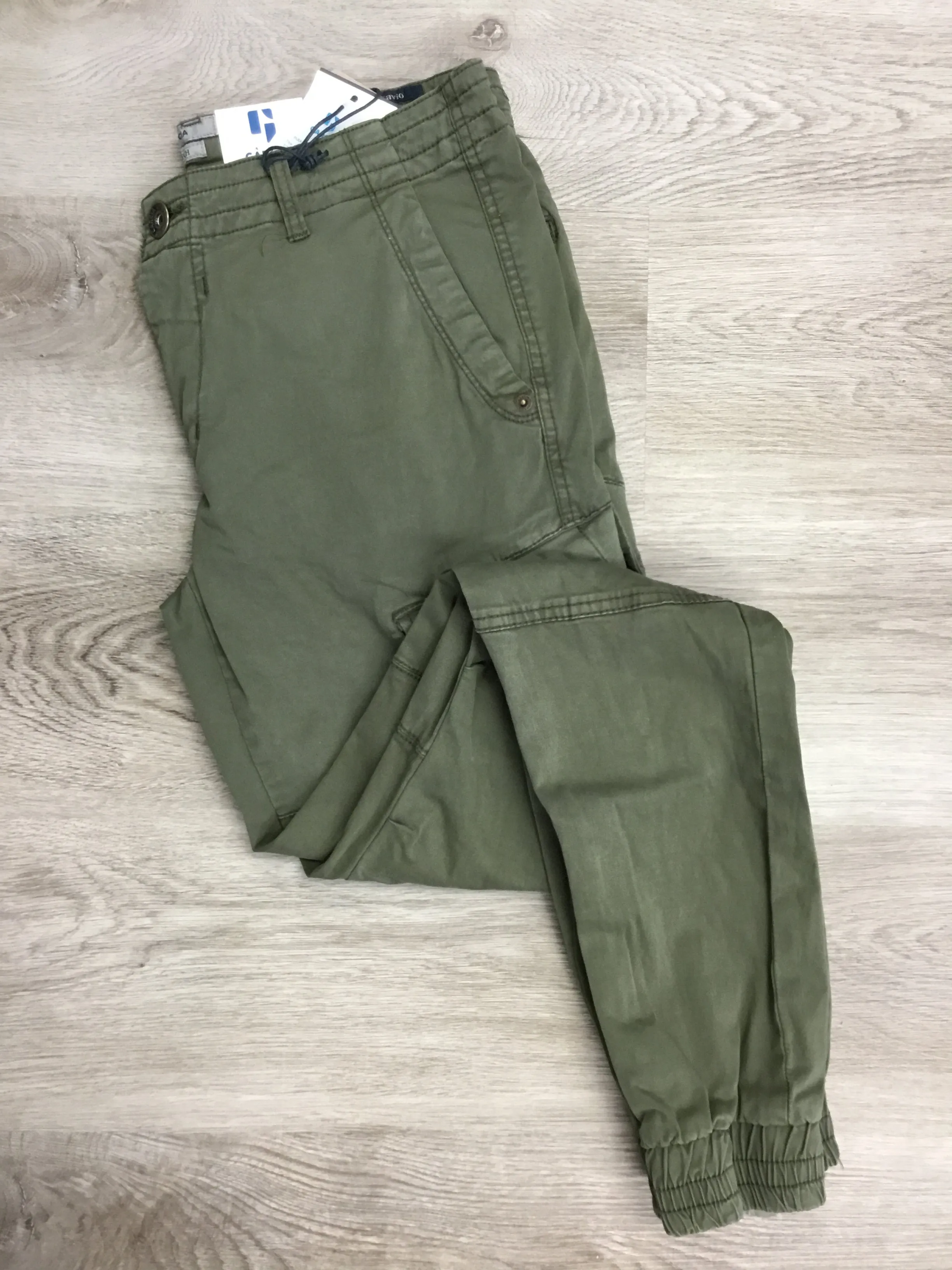Garcia Savio Mens Stretch Cargo Pant Base Army Z1125