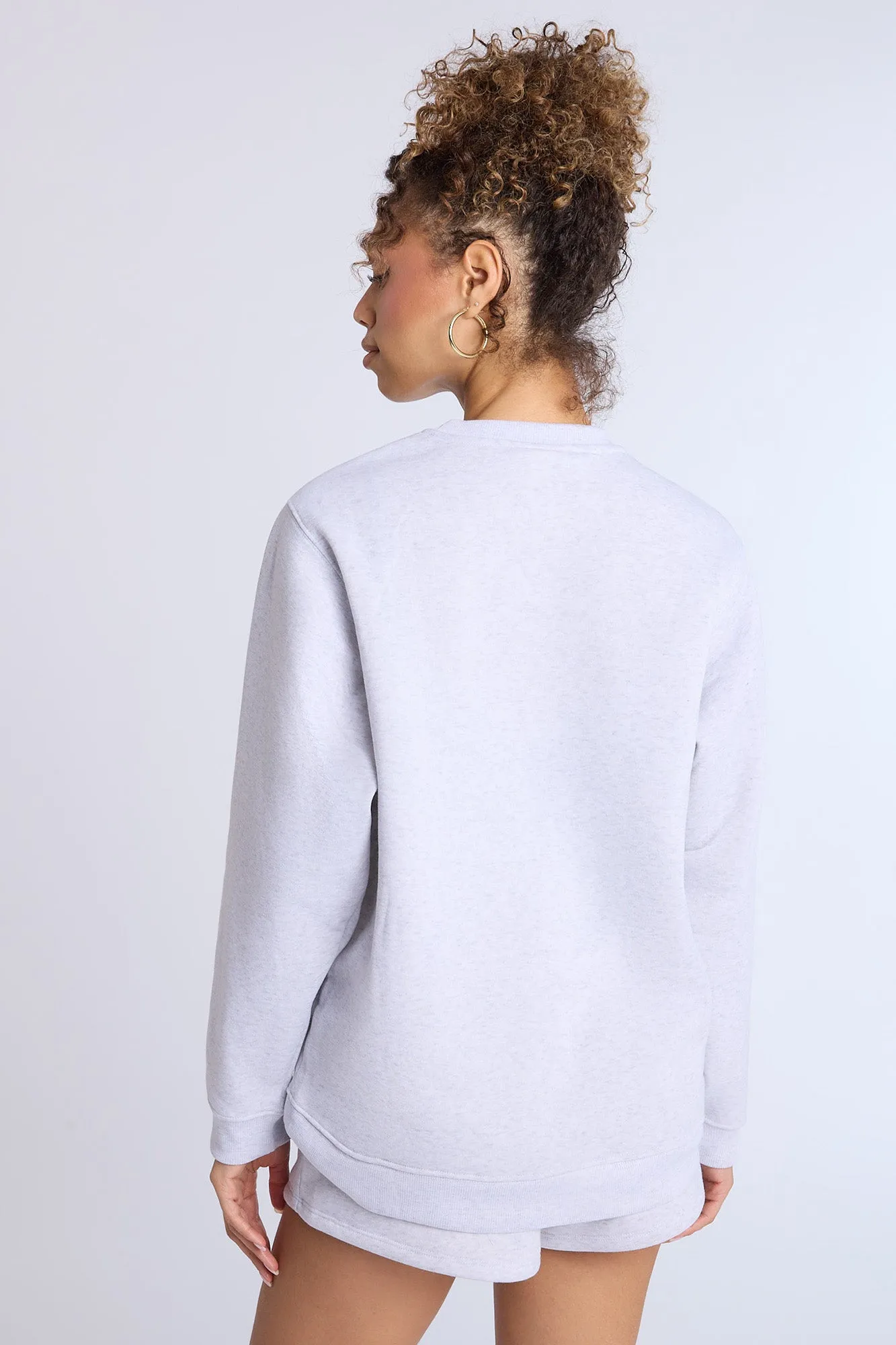 Garfield Graphic Crew Neck Oversized Sweatshirt