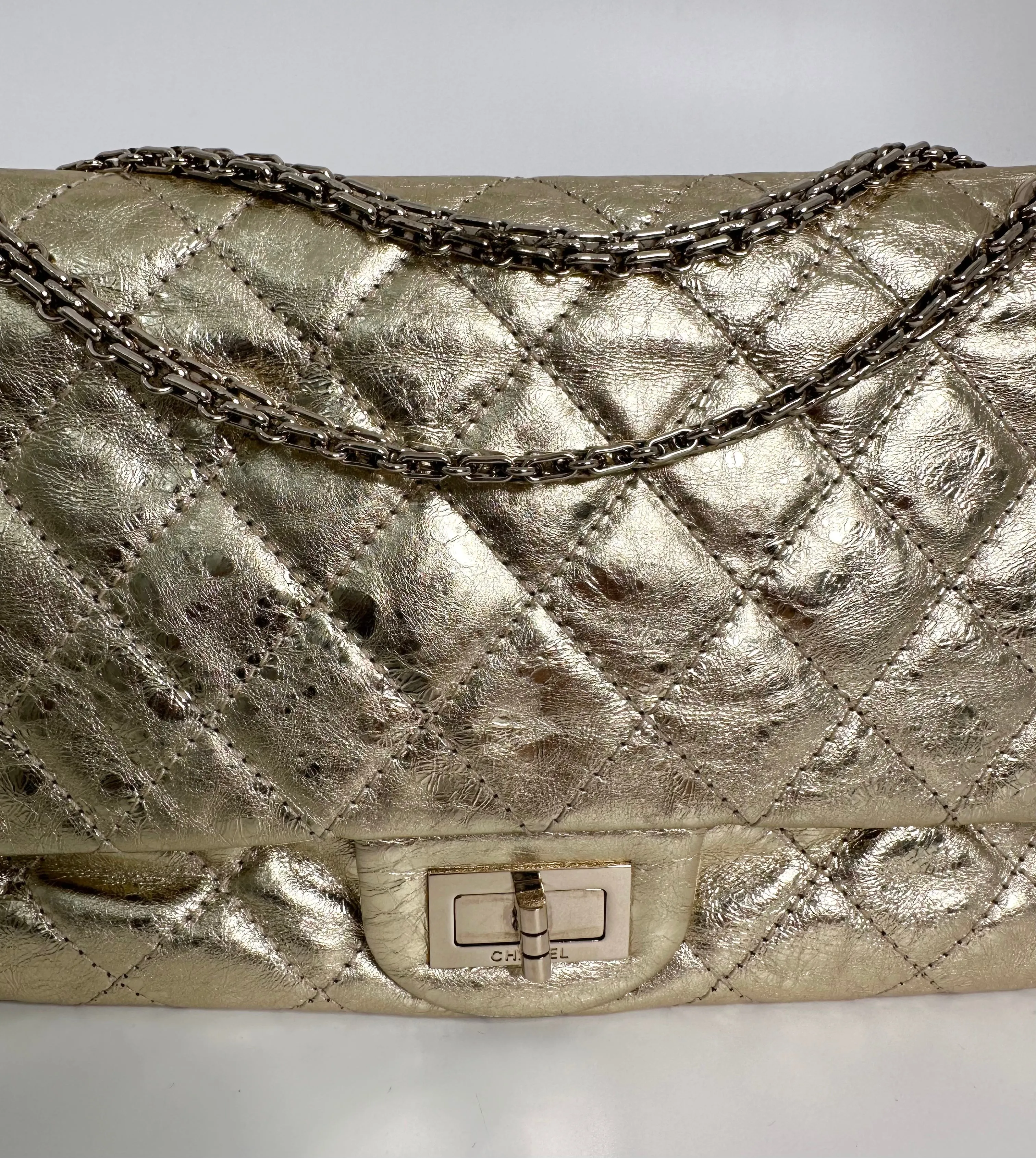 Gold Reissue Jumbo Double Flap Bag