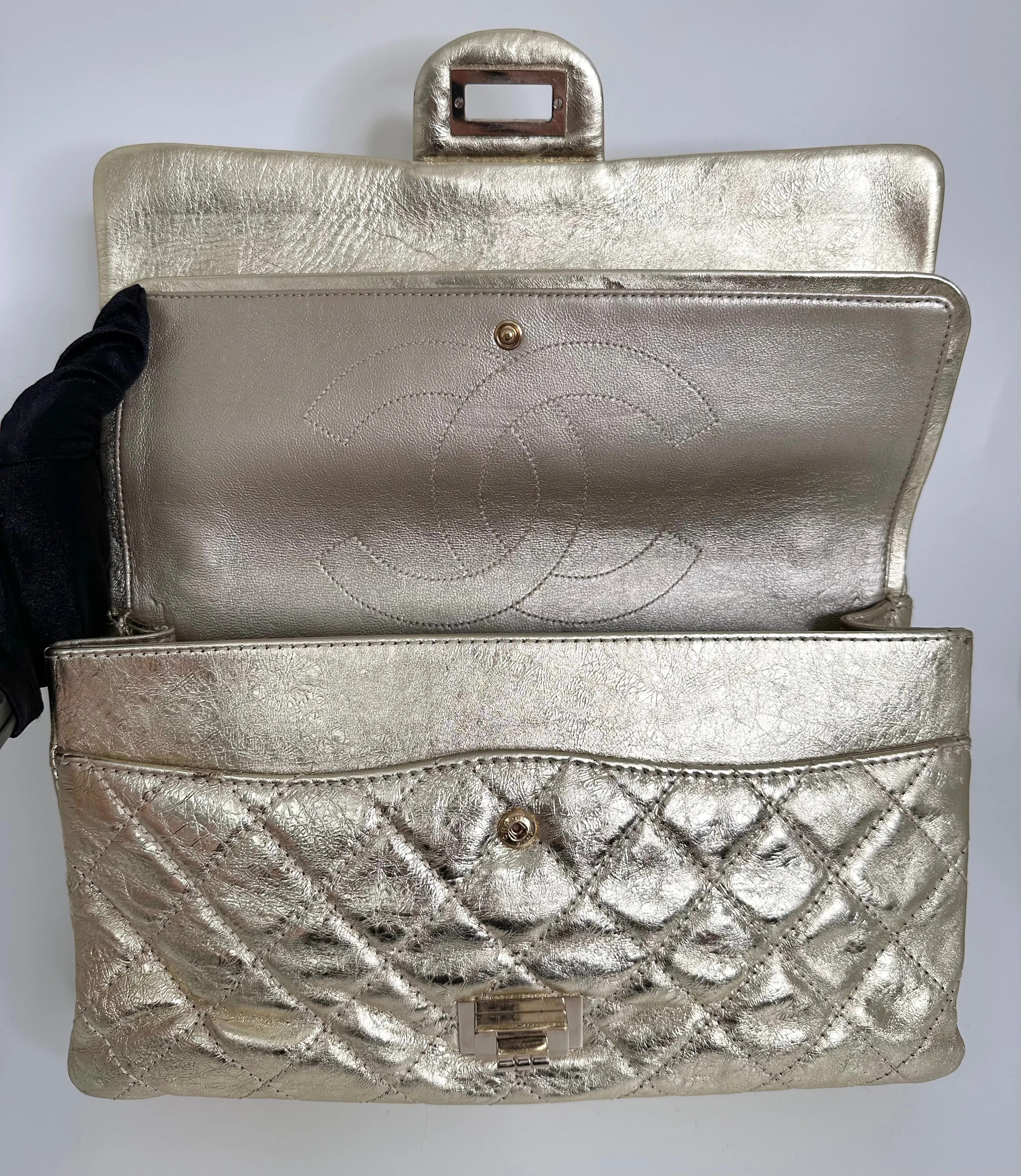 Gold Reissue Jumbo Double Flap Bag