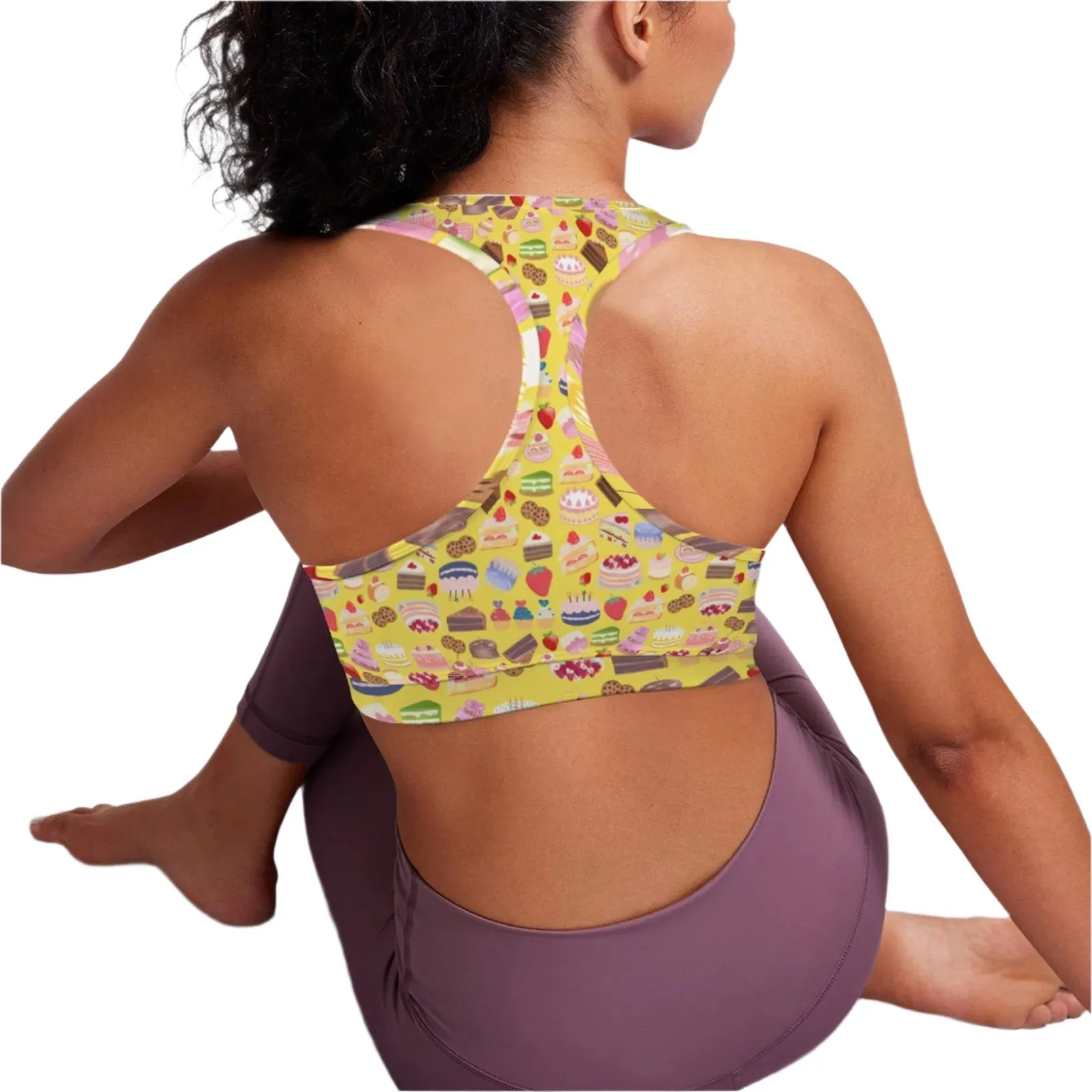 Happy Cake Yellow Sports Top up to 5 XL (FWS)