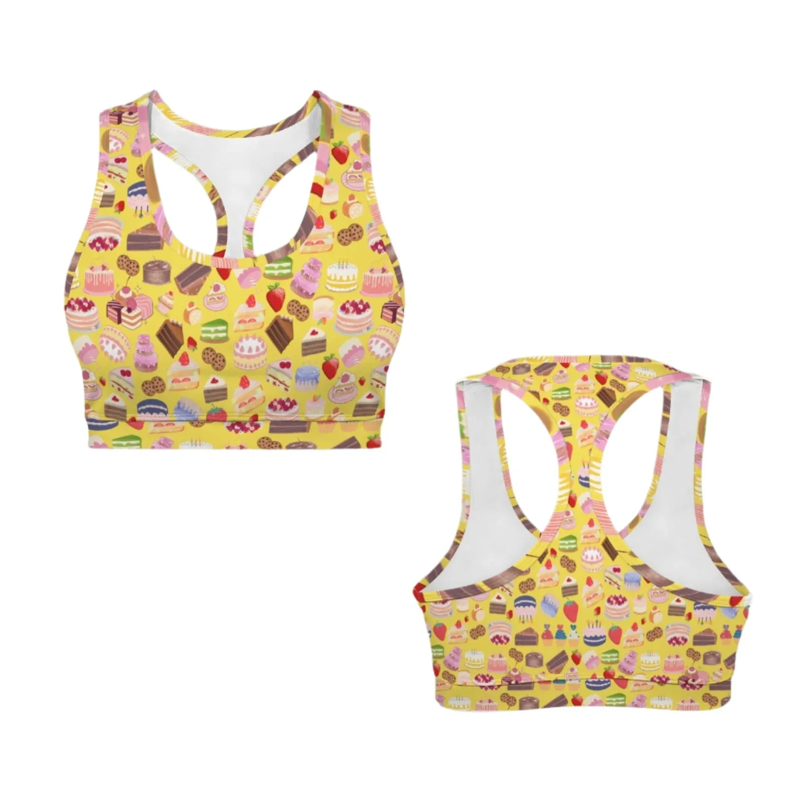 Happy Cake Yellow Sports Top up to 5 XL (FWS)