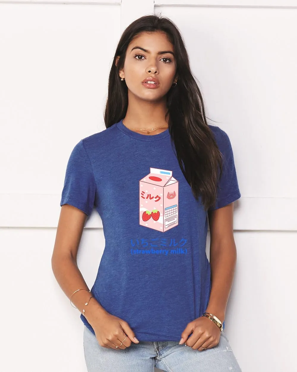 INK STITCH Women 6400 Bella Canvas Custom Printing Design Your Own Relaxed T-Shirts