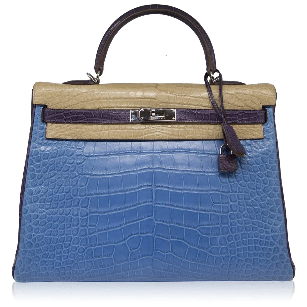 Kelly 35 Special Order Tri-Colour Exotic PHW