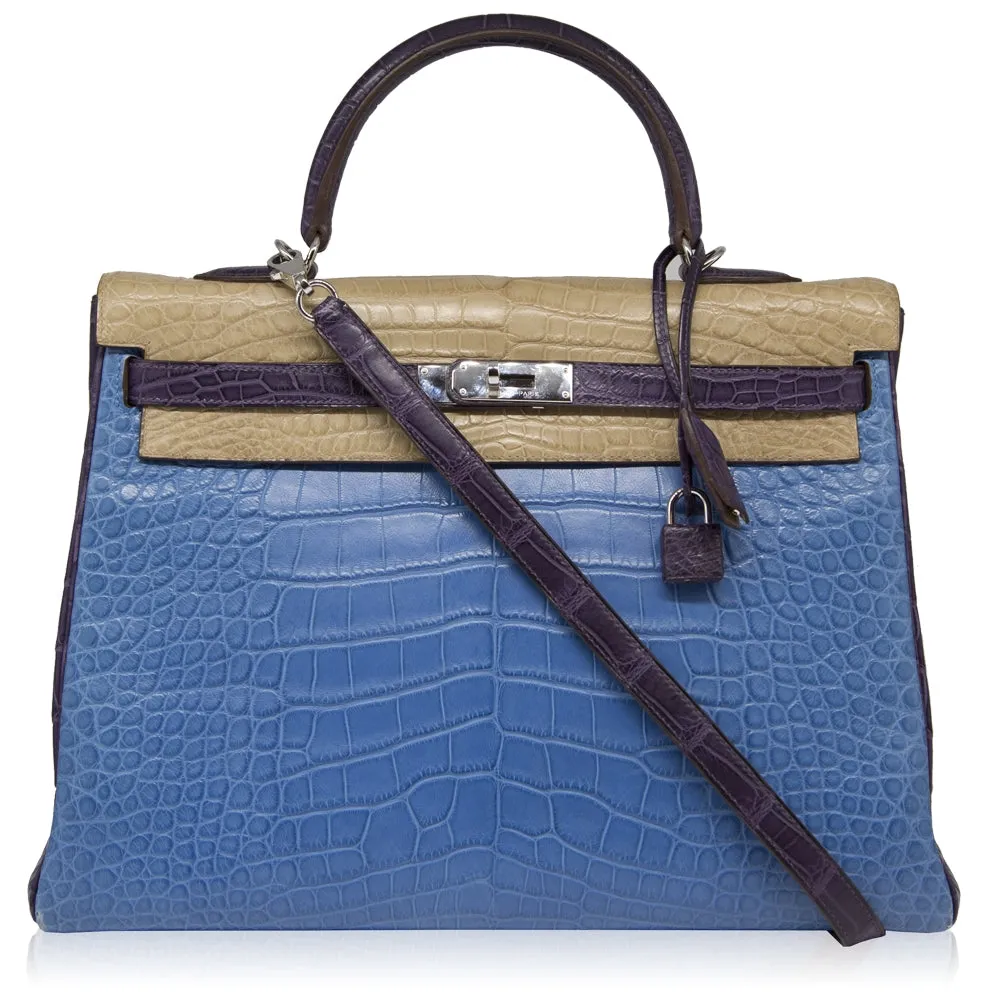 Kelly 35 Special Order Tri-Colour Exotic PHW