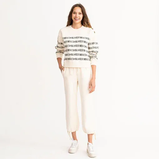 Kerri Rosenthal - Aubrey Sweatshirt in Love Actually Oatmilk