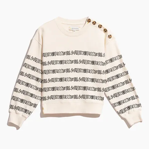 Kerri Rosenthal - Aubrey Sweatshirt in Love Actually Oatmilk