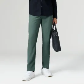 KINETIC: Soft Stretch Pants - Slim Fit Pine Green