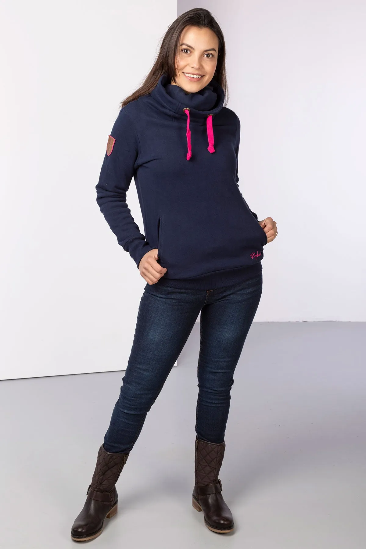 Ladies Cross Neck Sweatshirt