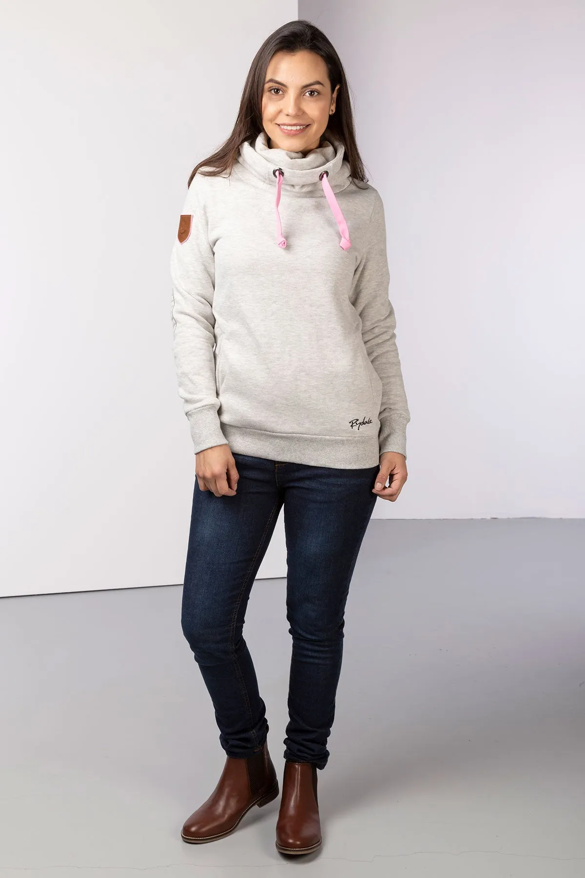 Ladies Cross Neck Sweatshirt