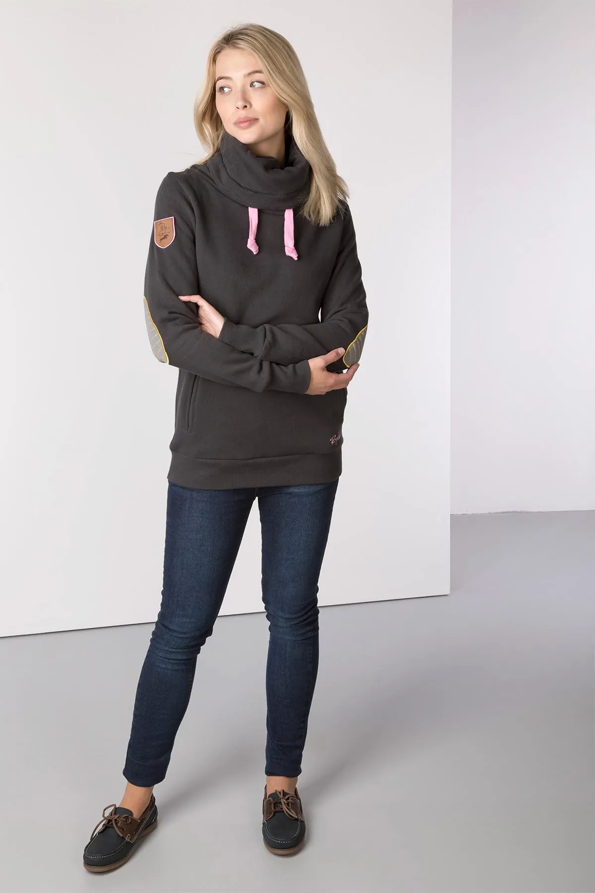 Ladies Cross Neck Sweatshirt