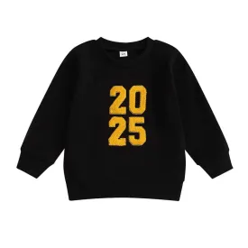 Long Sleeve New Year Toddler Sweatshirt