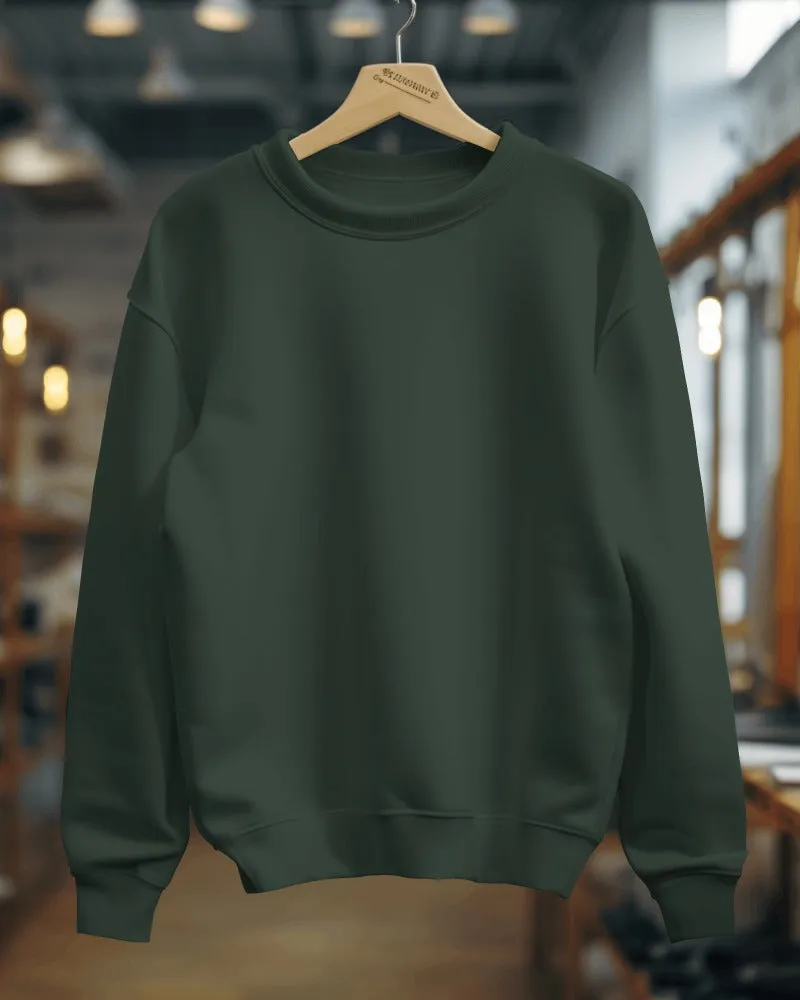 Men's Solid Sweatshirts