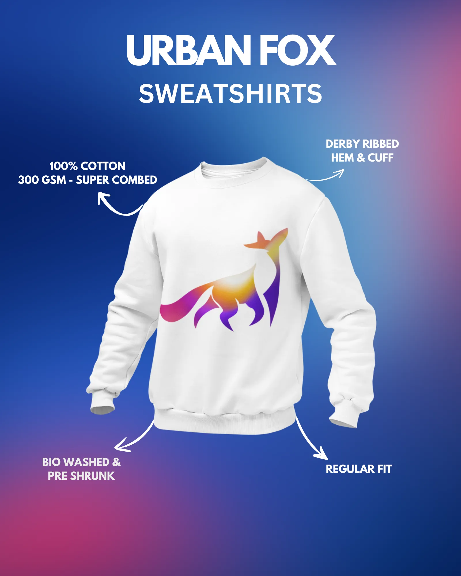 Men's Solid Sweatshirts