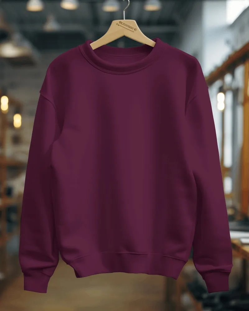 Men's Solid Sweatshirts