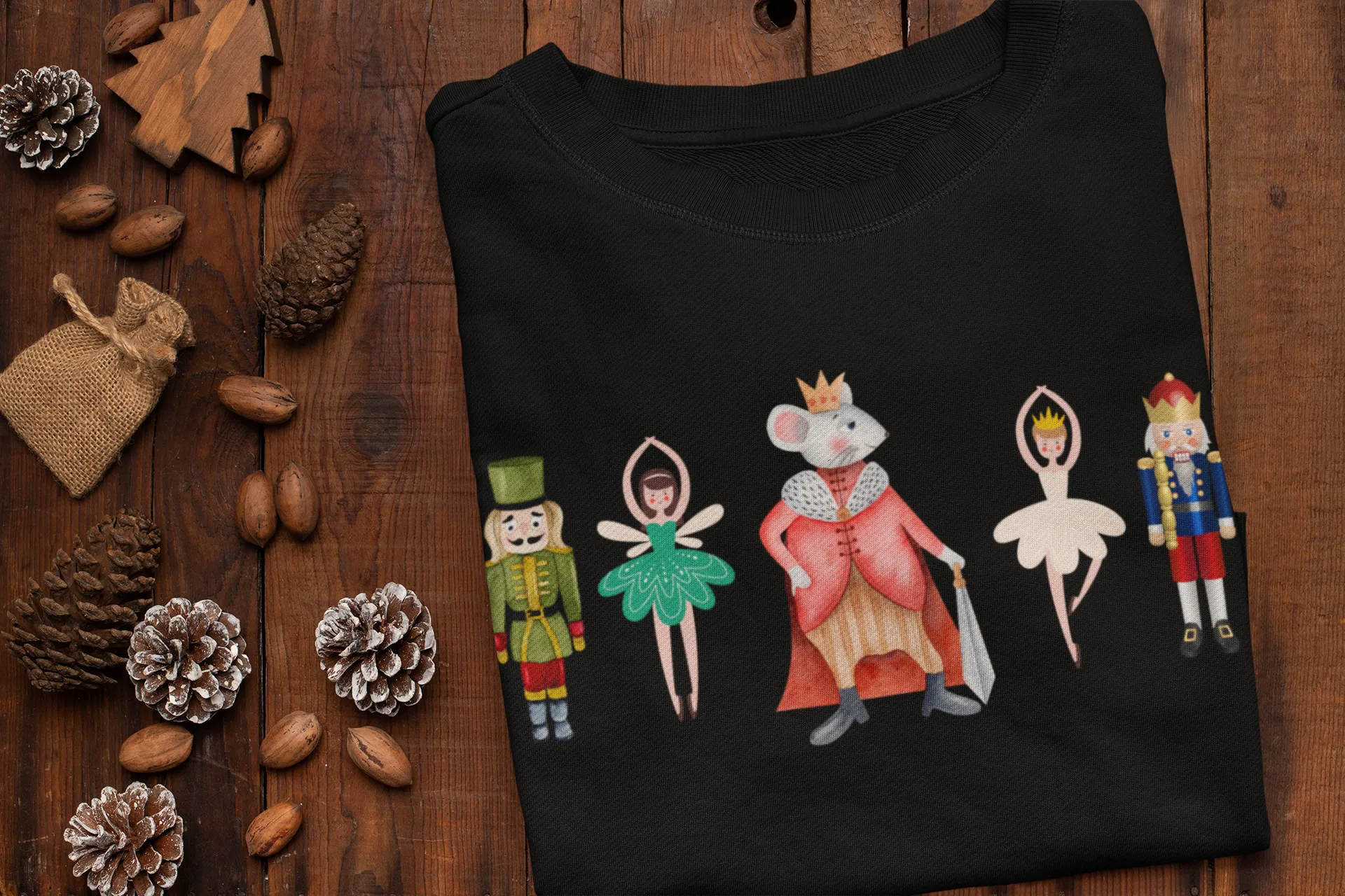 Nutcracker Sweatshirt, Christmas Sweatshirt, Sugar Plum Fairy Shirt, Christmas Sweater, Christmas Shirt, Xmas Shirt, Christmas Gift, Womens