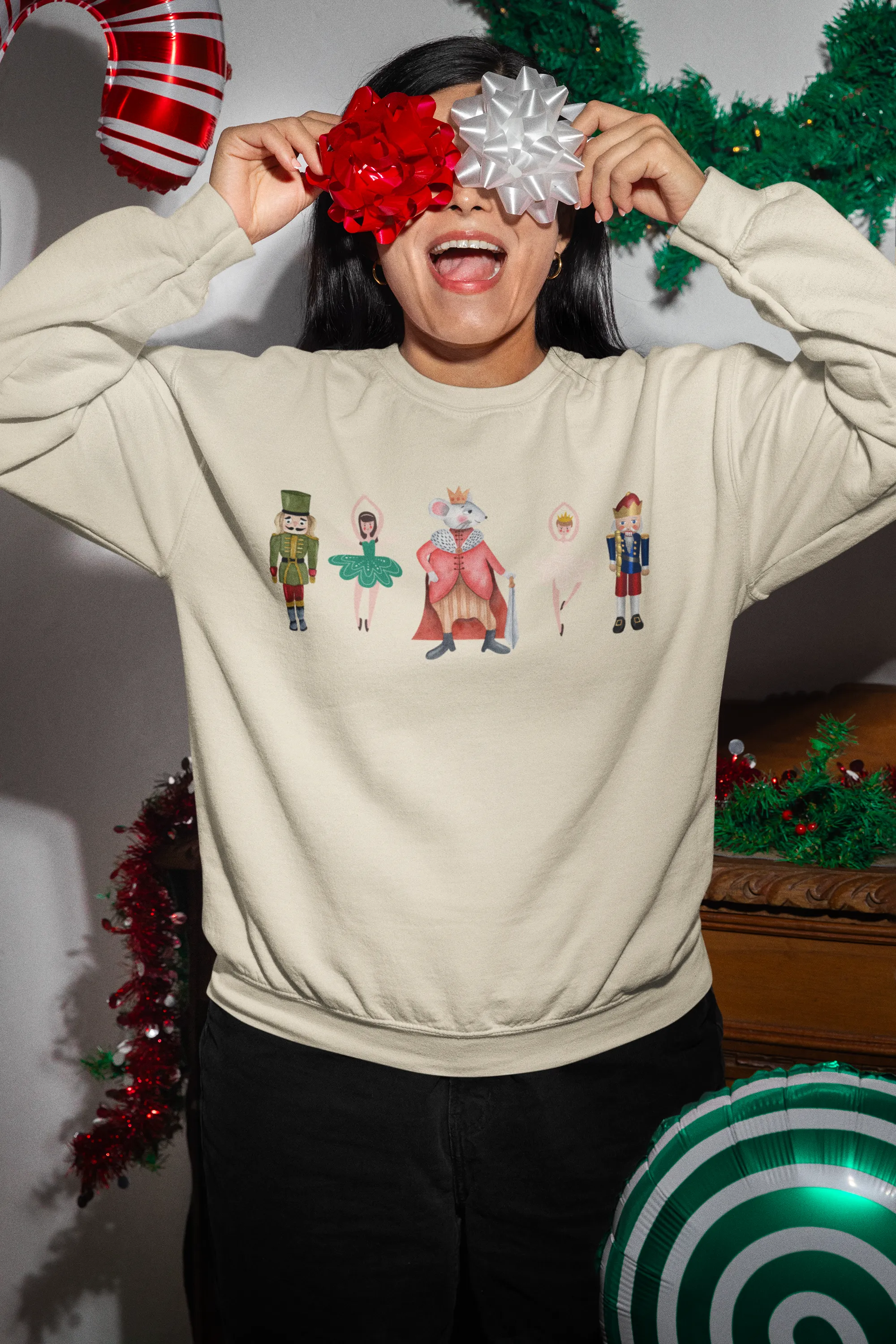 Nutcracker Sweatshirt, Christmas Sweatshirt, Sugar Plum Fairy Shirt, Christmas Sweater, Christmas Shirt, Xmas Shirt, Christmas Gift, Womens